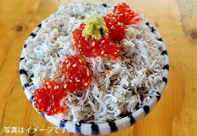 湘南釜揚げしらすすじこ丼