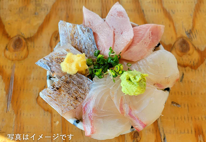 おまかせ地魚3種丼